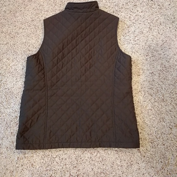 Army Green quilted vest Medium - Picture 3 of 3